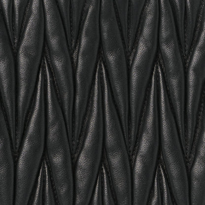 Miu Miu Nappa Matelasse Clutch Black 9 of 13