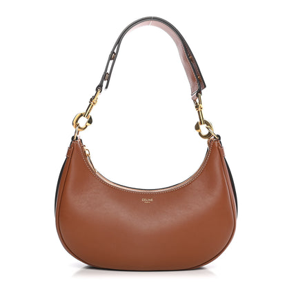 Celine Smooth Calfskin Medium Strap Ava Shoulder Bag Tan 1 of 10