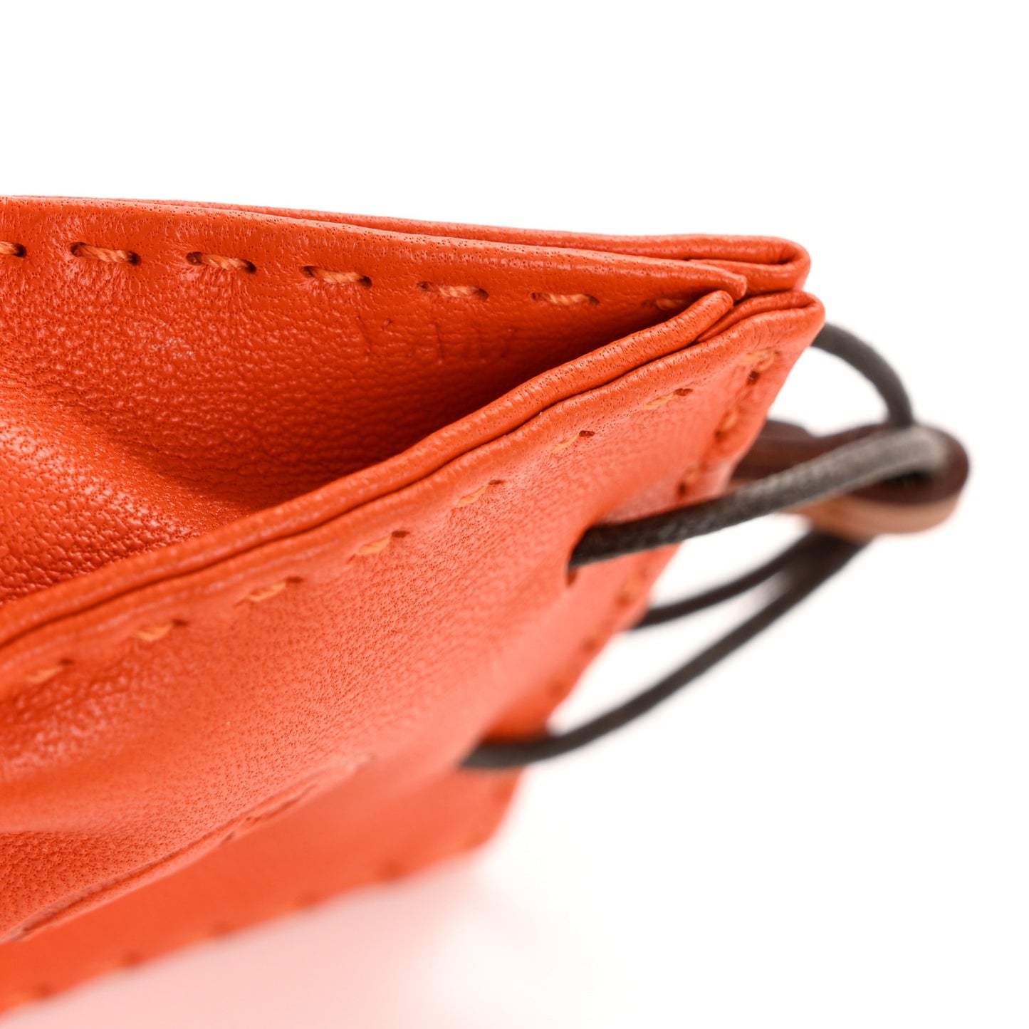 Milo Lambskin Swift Shopping Bag Charm Feu Gold