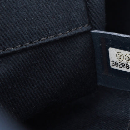 Chanel Denim Small Deauville Tote Dark Blue 6 of 10