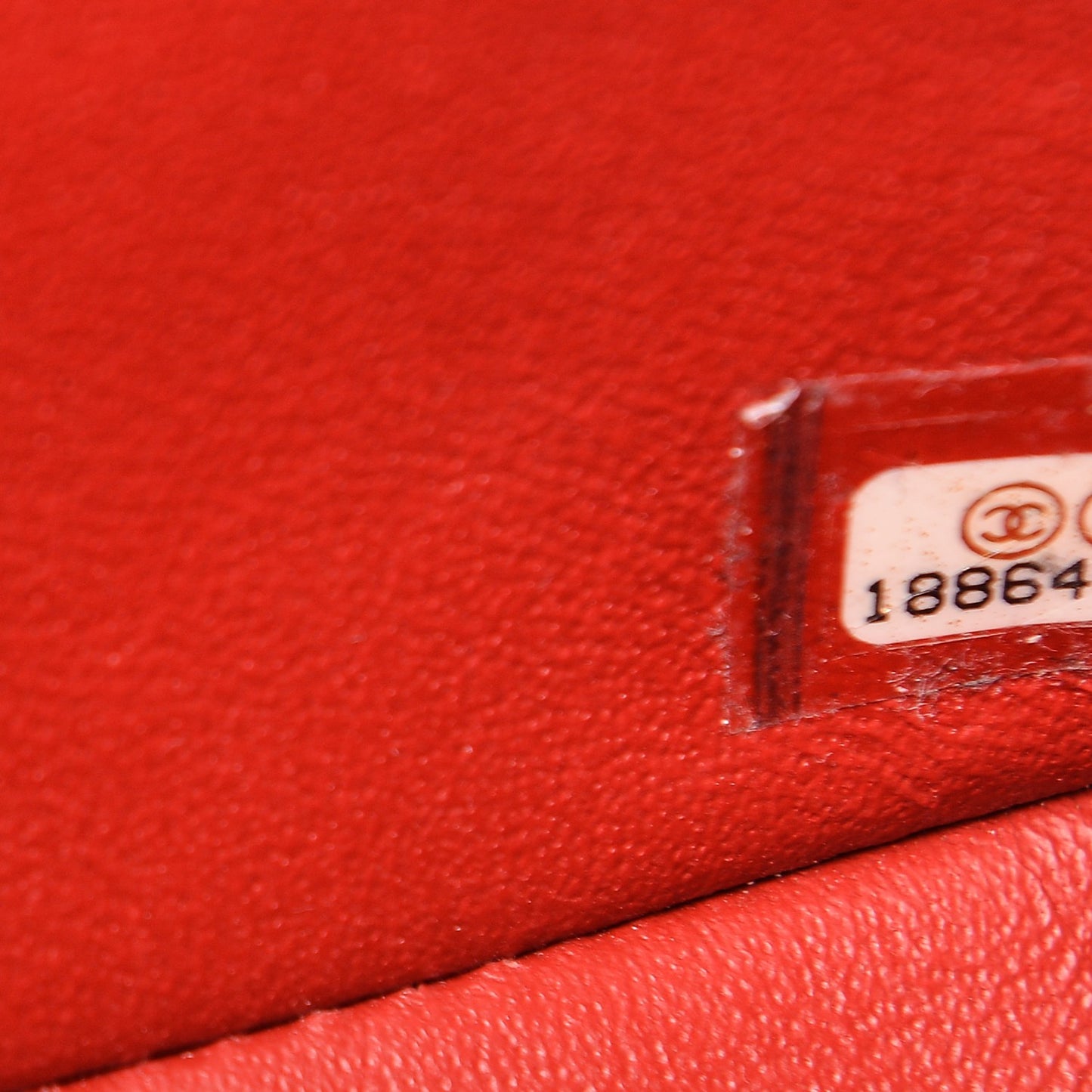 Caviar Quilted Mini Rectangular Flap Red