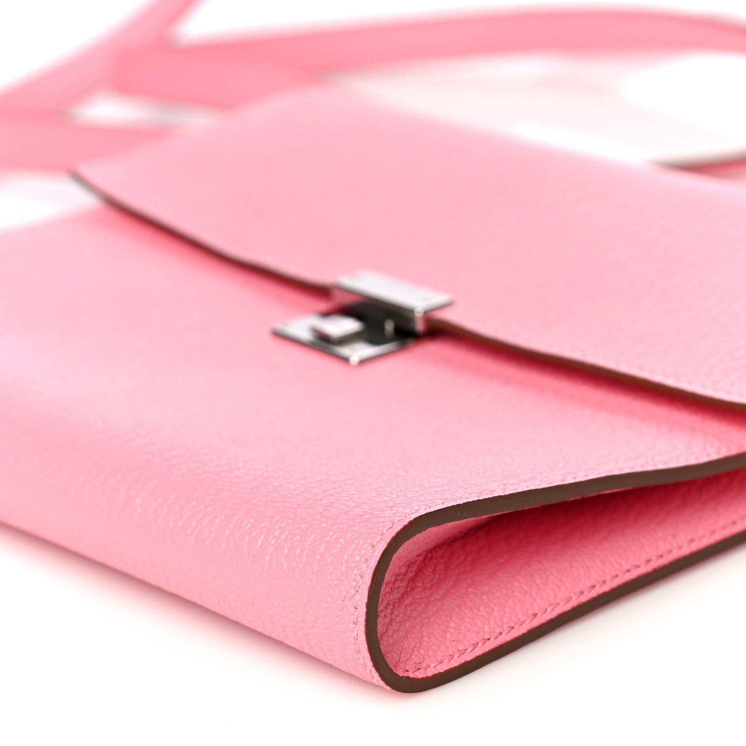 Hermes Chevre Mysore Clic 16 Wallet Rose Ete 9 of 10