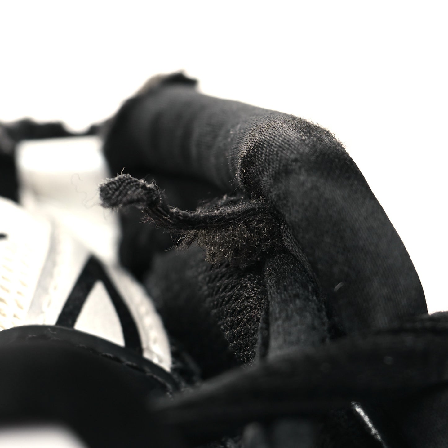 Mesh Rubber Bi-Color Womens Runner Sneakers 42 White Black