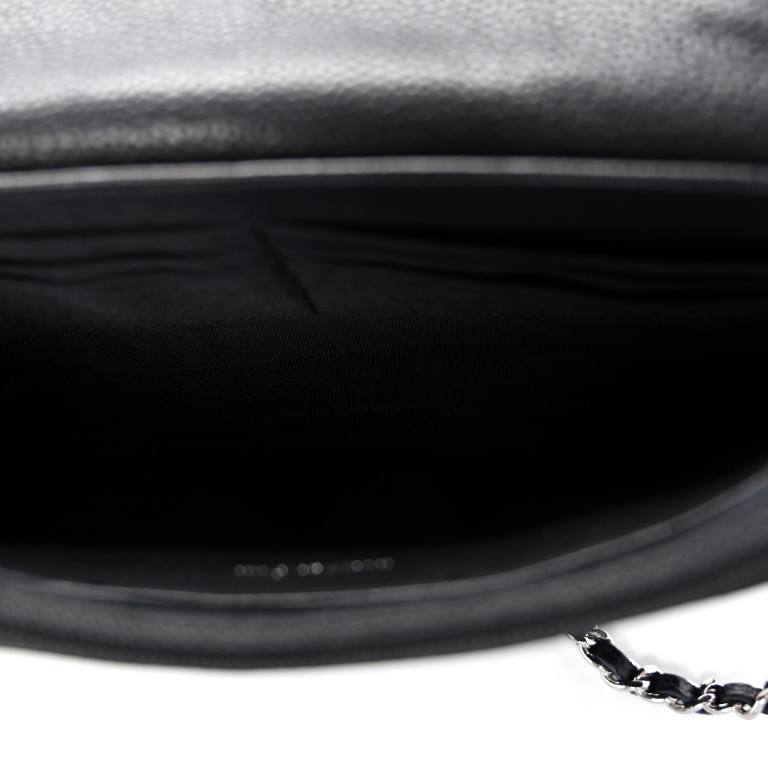 Chanel Caviar Half Moon Wallet On Chain WOC Black 5 of 11
