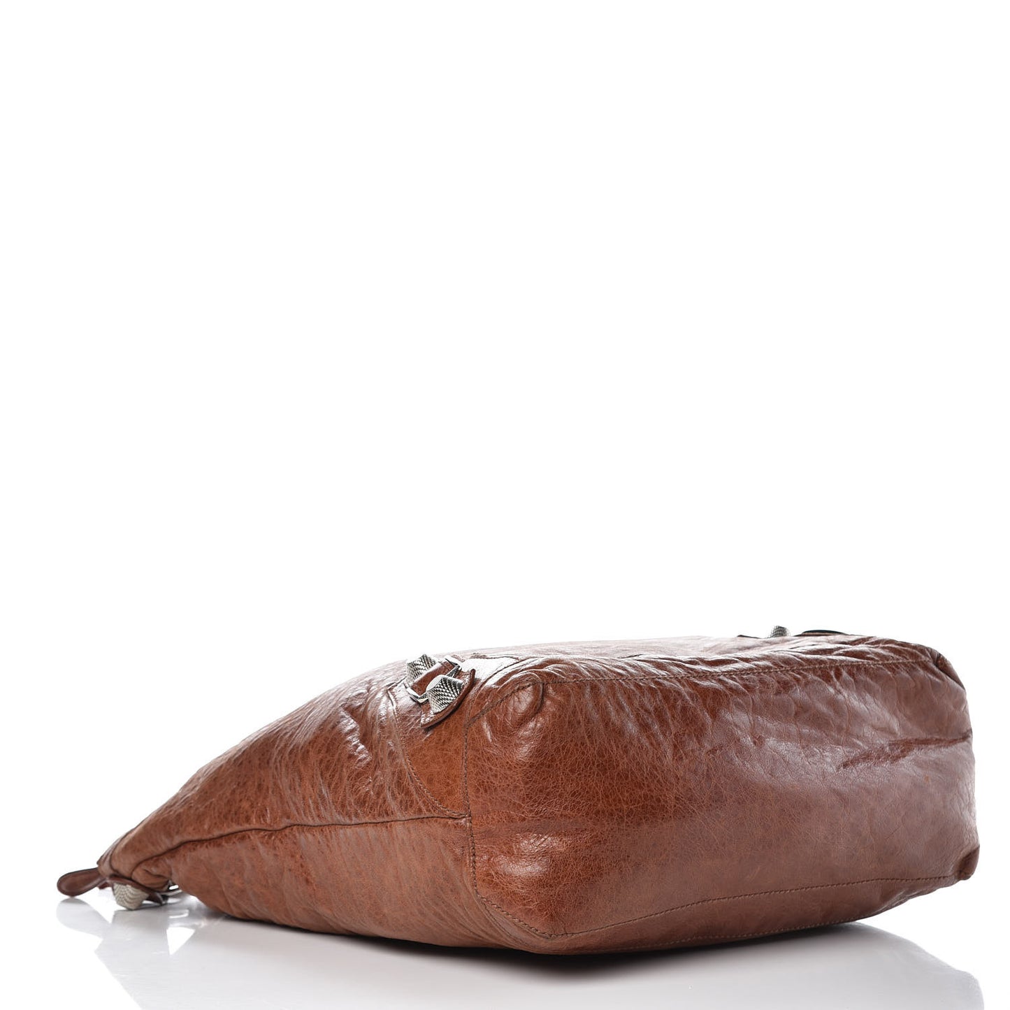 Agneau Giant 21 Silver Hardware Day Hobo Sienna