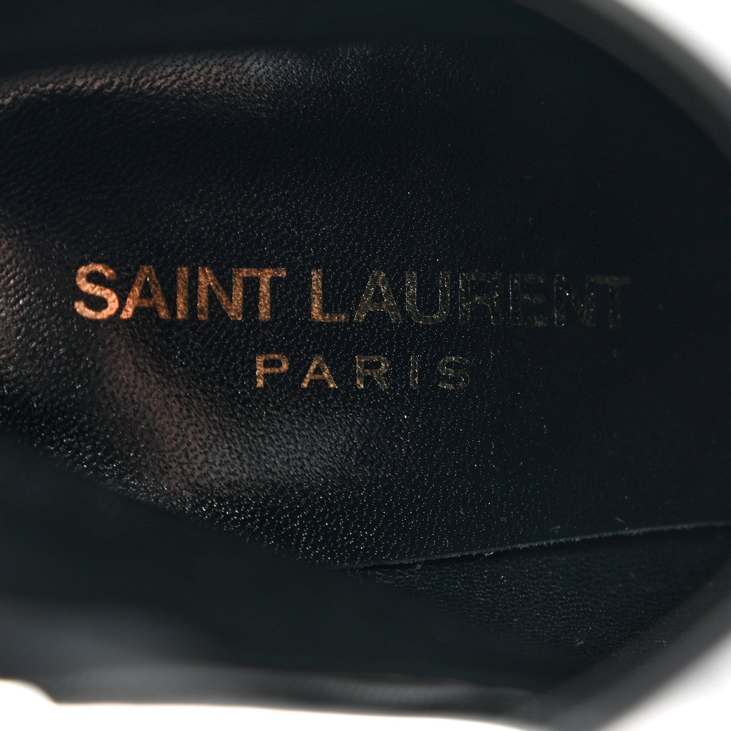 Saint Laurent Santiago Russo Kate 85 Zip Bootie 38.5 Black 7 of 9