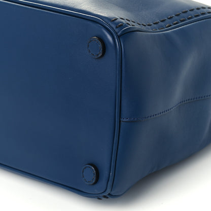 Prada City Calf Hand Stitched Medium Galleria Double Zip Tote Bleuette 10 of 10