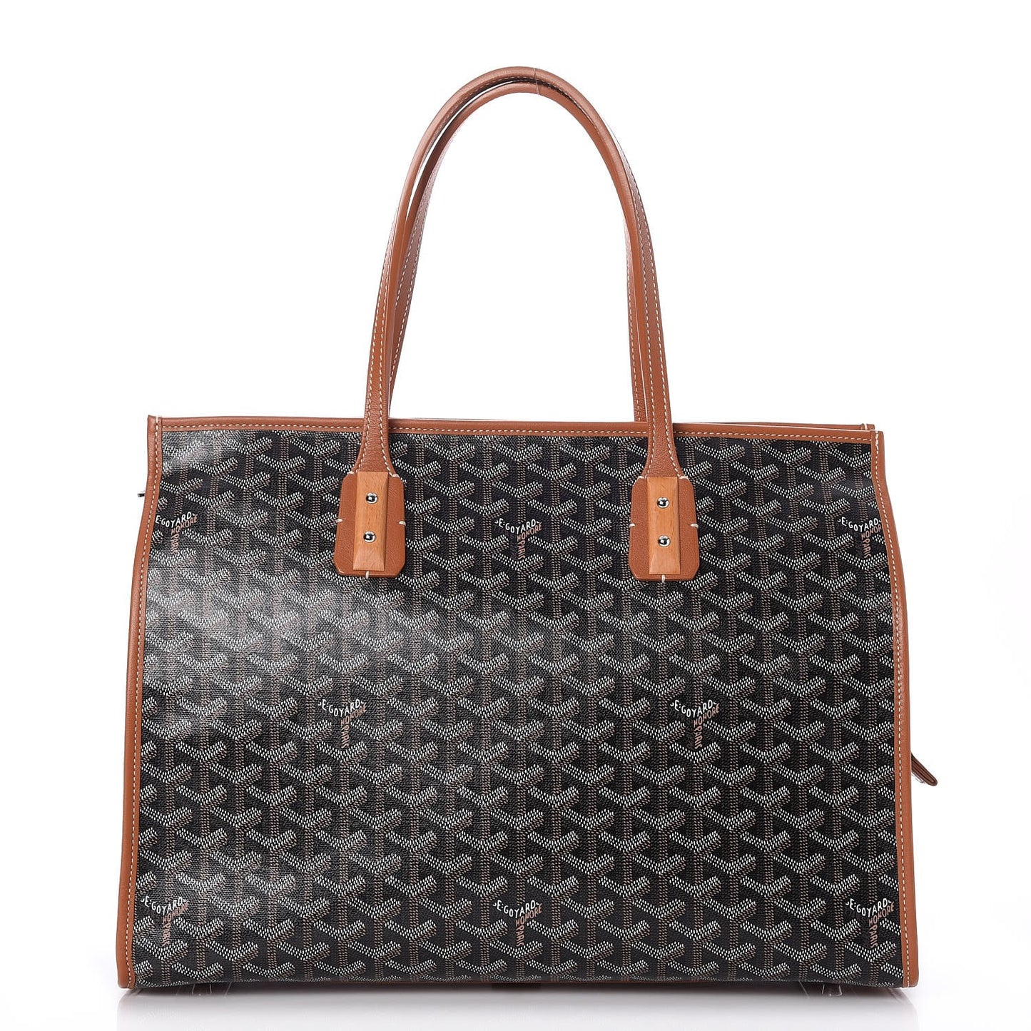 Goyardine Marquises Tote Black Gold