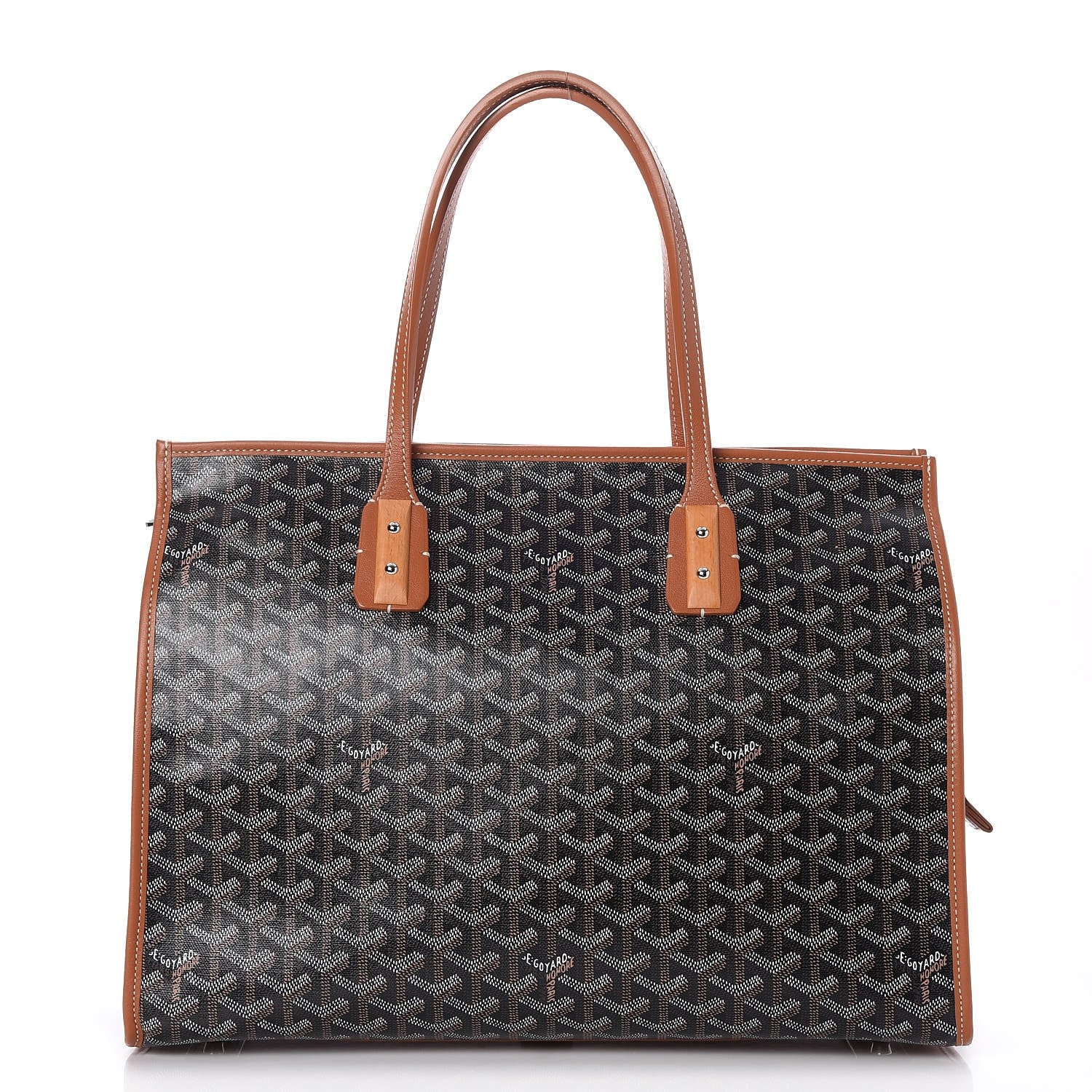 Goyard Goyardine Marquises Tote Black Gold 1 of 8