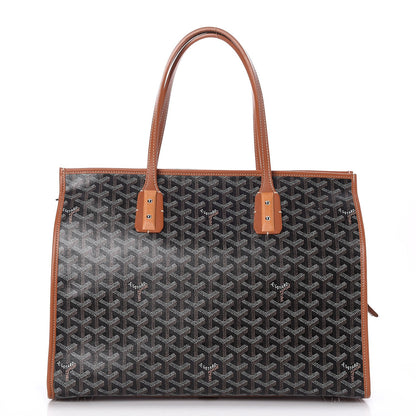 Goyard Goyardine Marquises Tote Black Gold 1 of 8