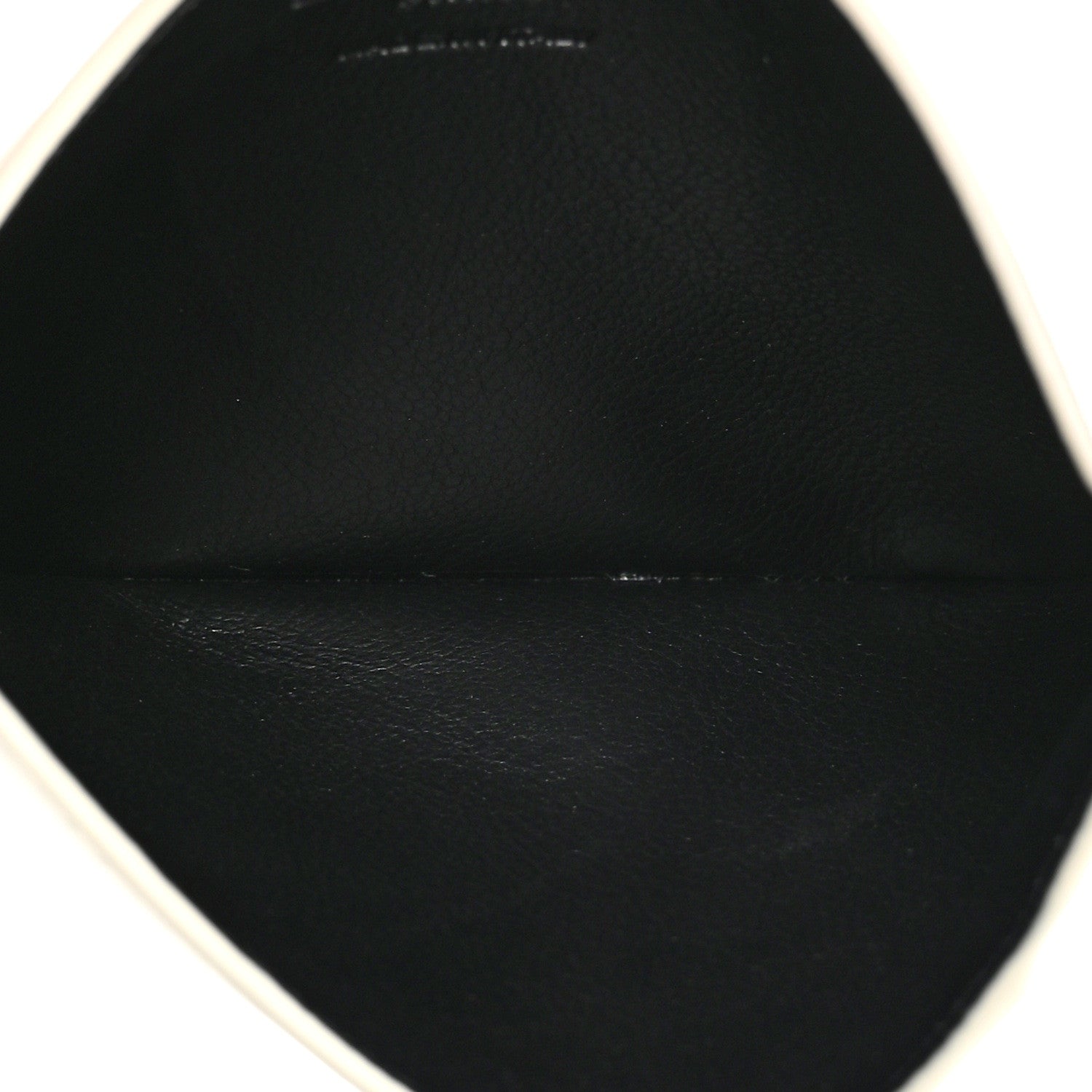 Saint Laurent Calfskin Pouch Card Holder White 5 of 6