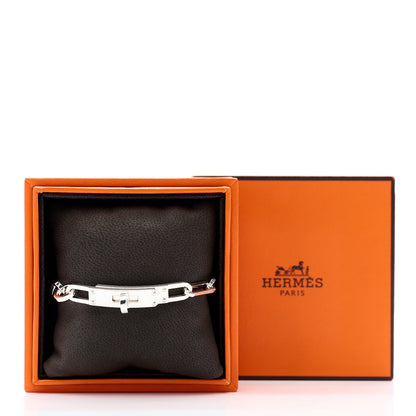 Hermes Sterling Silver Kelly Chaine Bracelet 5 of 5