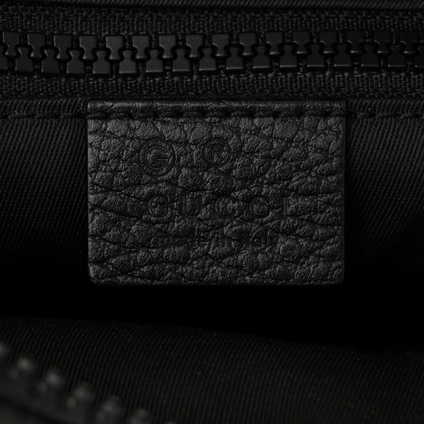 Nylon Monogram Mini Flat Messenger Bag Black