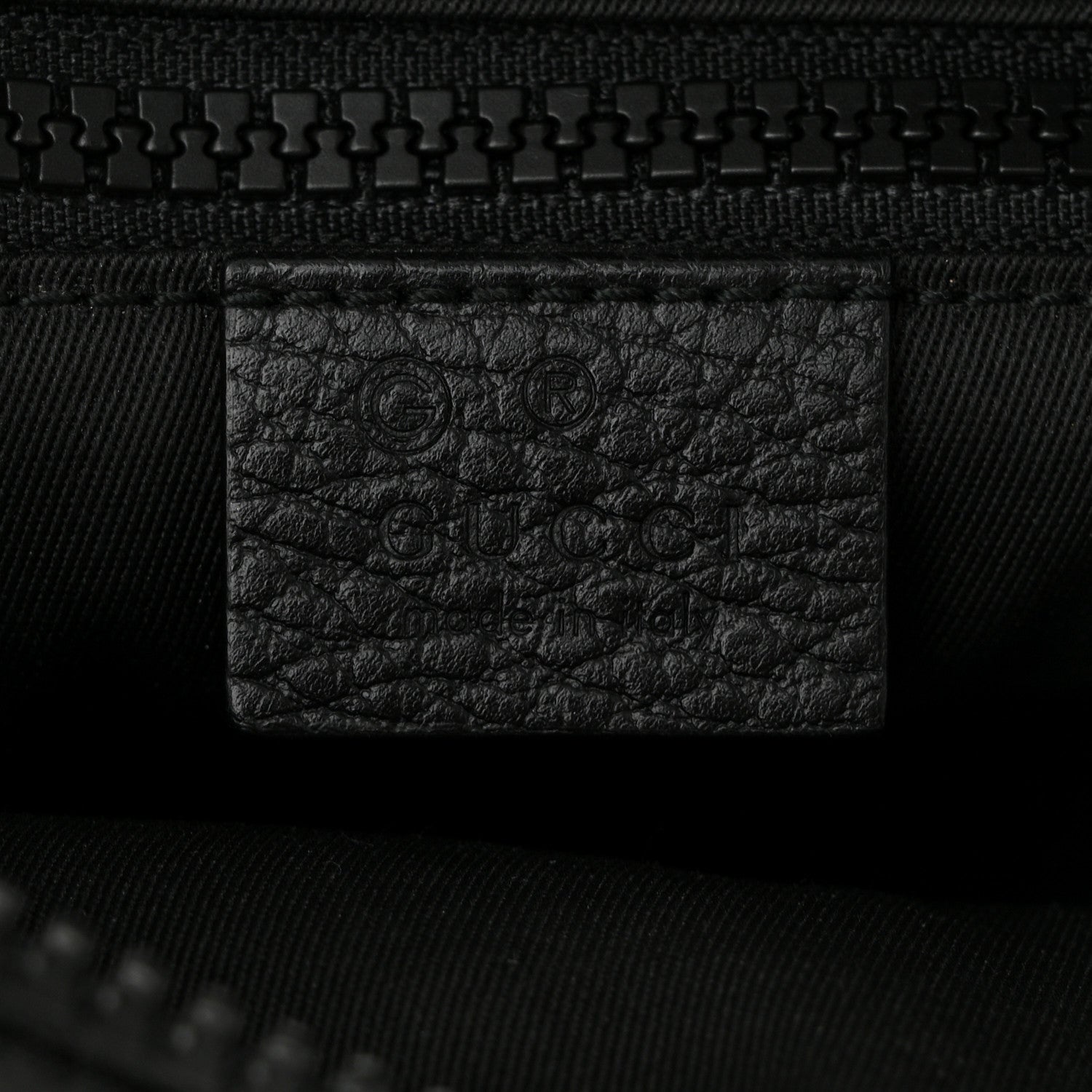 Gucci Nylon Monogram Mini Flat Messenger Bag Black 6 of 10