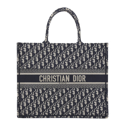 Christian Dior Oblique Book Tote Blue Multicolor 1 of 11