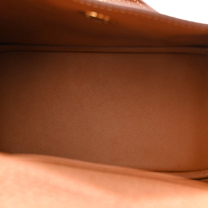 Hermes Taurillon Clemence Mini Lindy 20 Gold 5 of 10