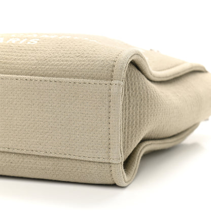 Chanel Canvas Mini Deauville Tote Beige 10 of 10