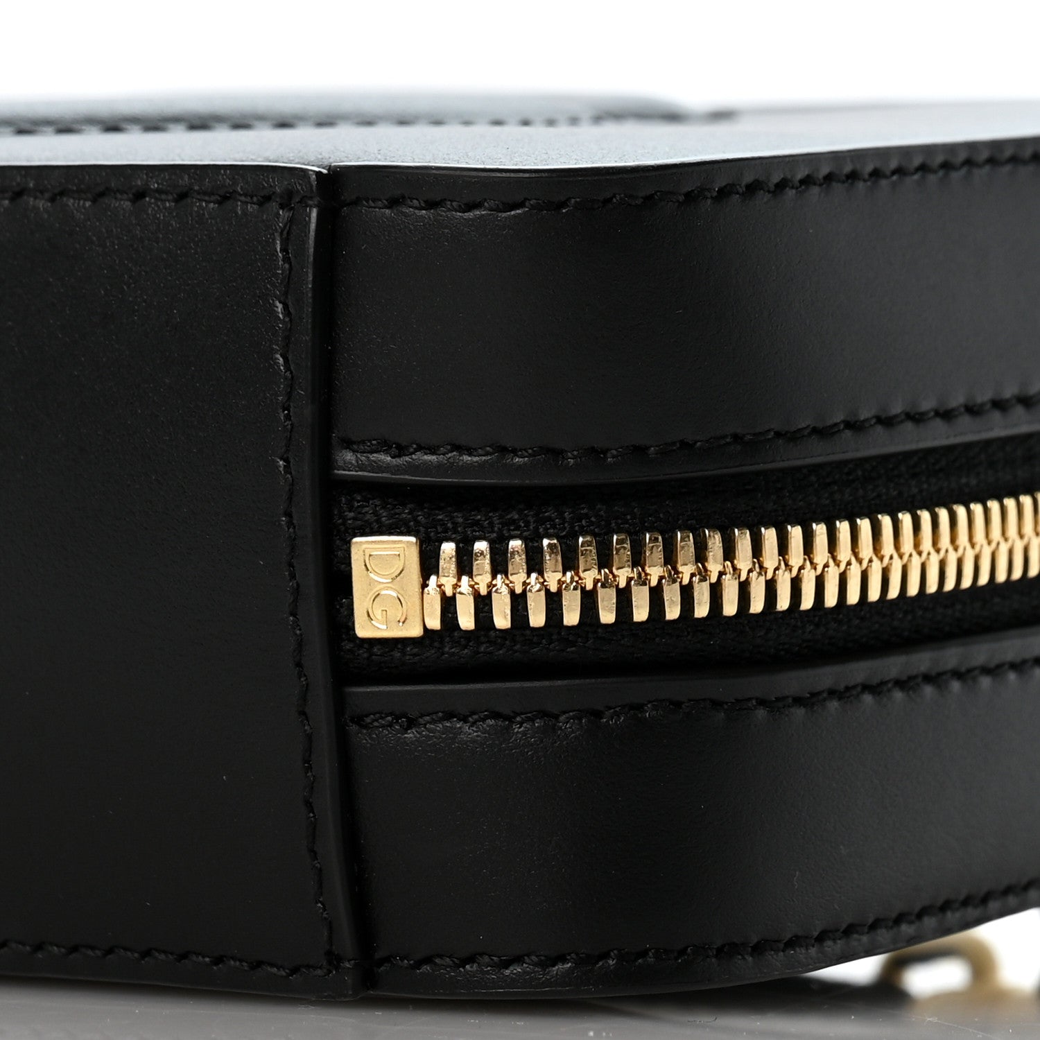 Dolce & Gabbana Calfskin Small DG Logo Camera Crossbody Bag Black 8 of 10