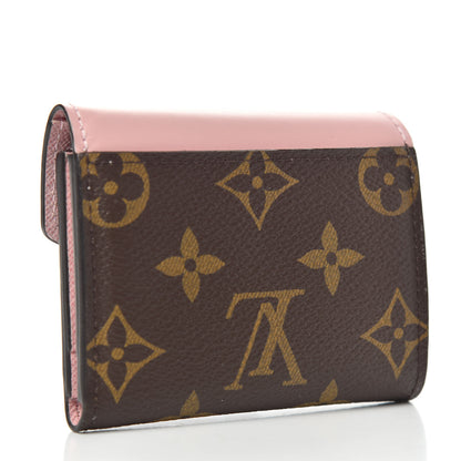Louis Vuitton Monogram Zoe Wallet Rose Ballerine 3 of 6
