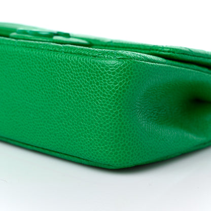 Chanel Caviar Quilted Mini Incognito Square Flap Green 9 of 10