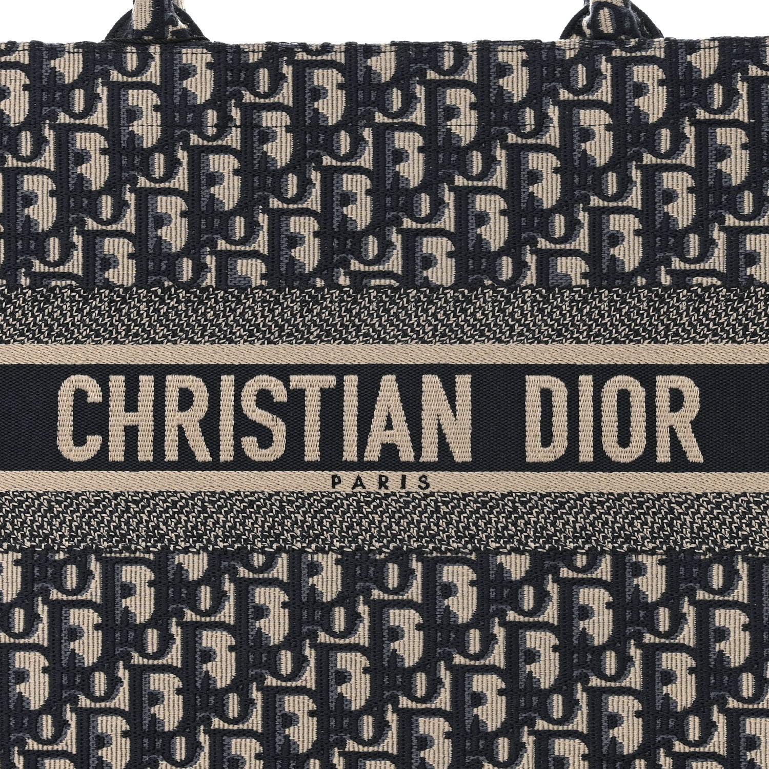 Christian Dior Oblique Medium Book Tote Blue Multicolor 8 of 10
