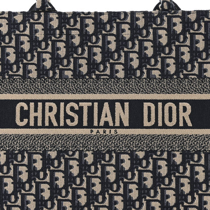 Christian Dior Oblique Medium Book Tote Blue Multicolor 8 of 10