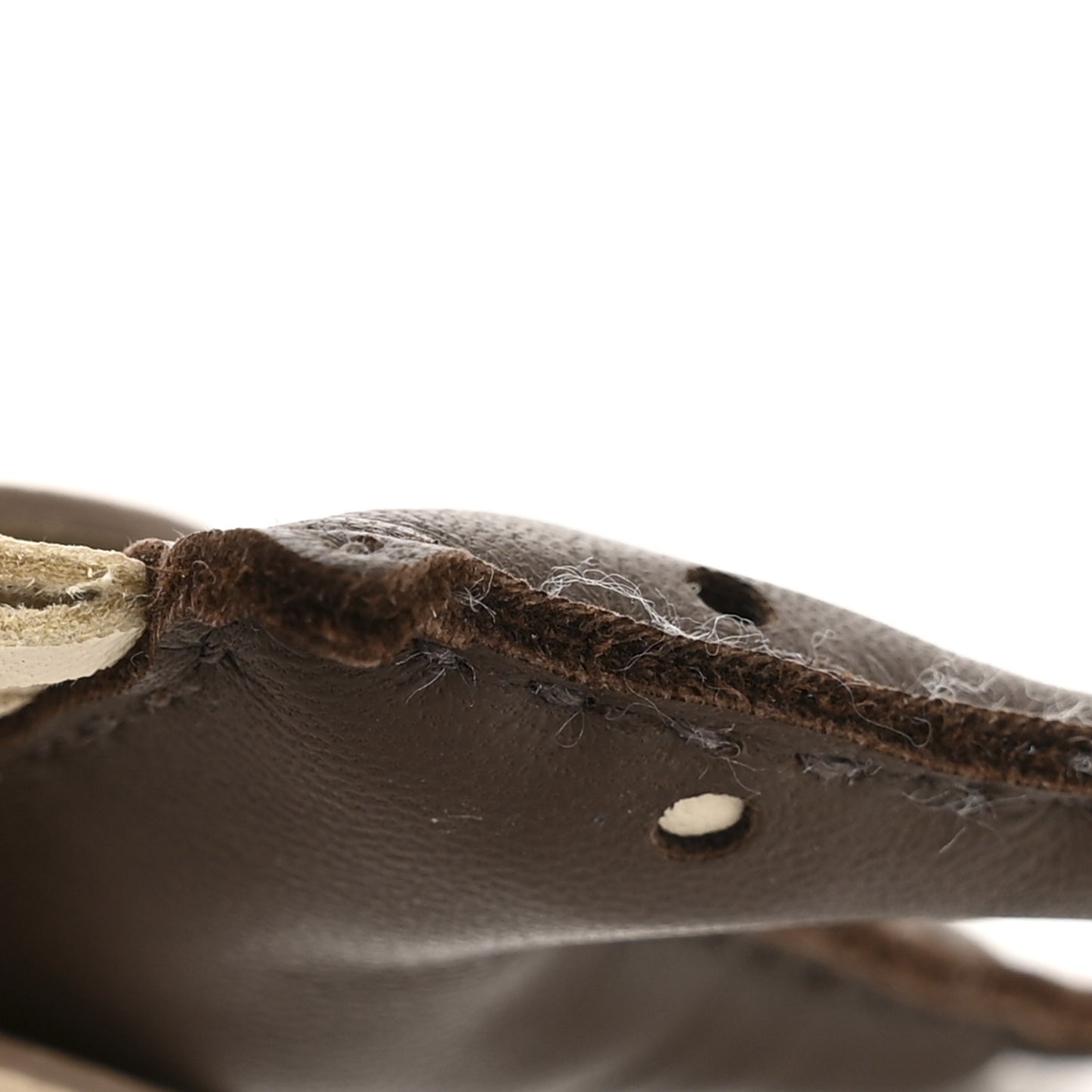 Milo Lambskin Grigri Rodeo Pegase Horse Bag Charm PM Chocolat Craie