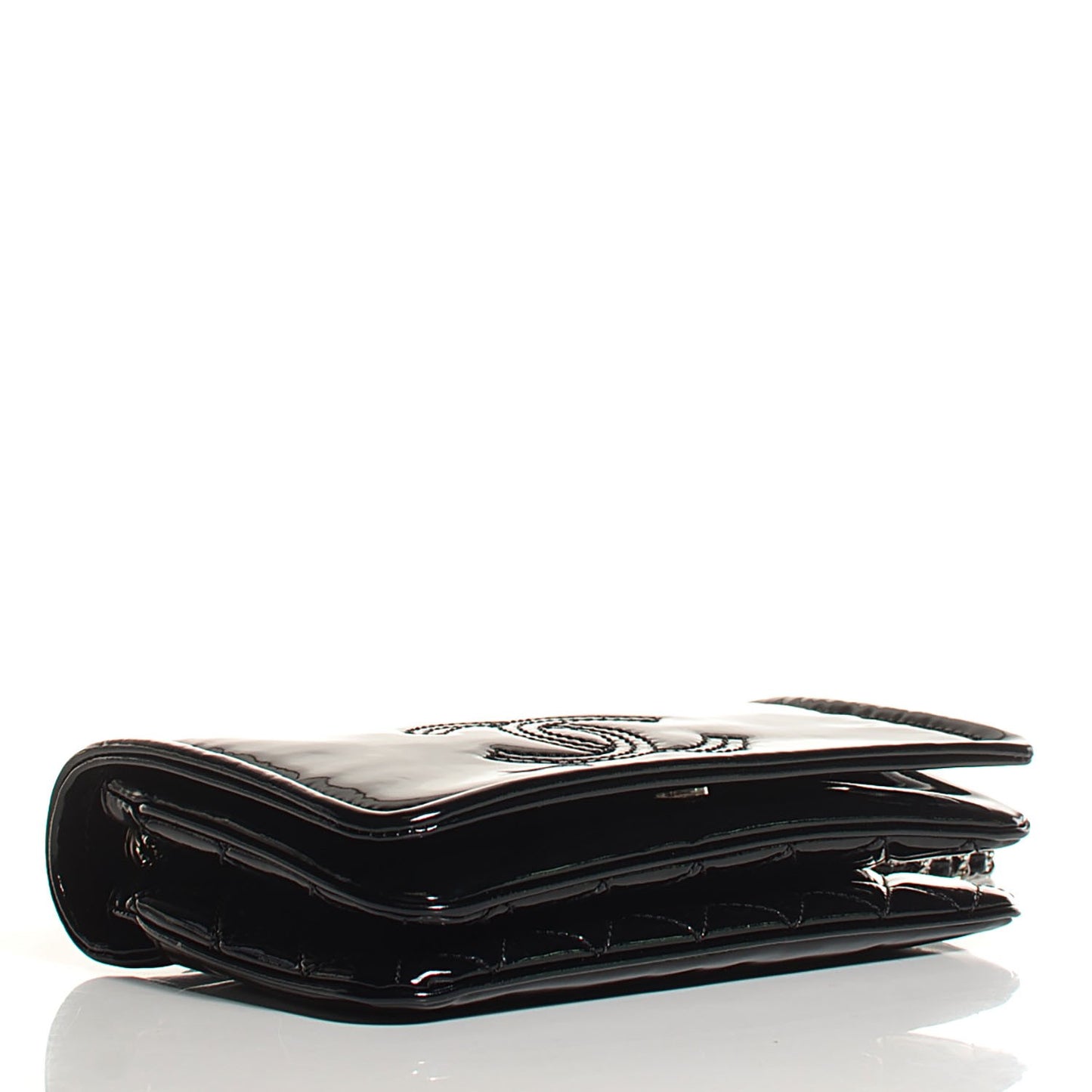 Vinyl Small Lipstick Flap Black