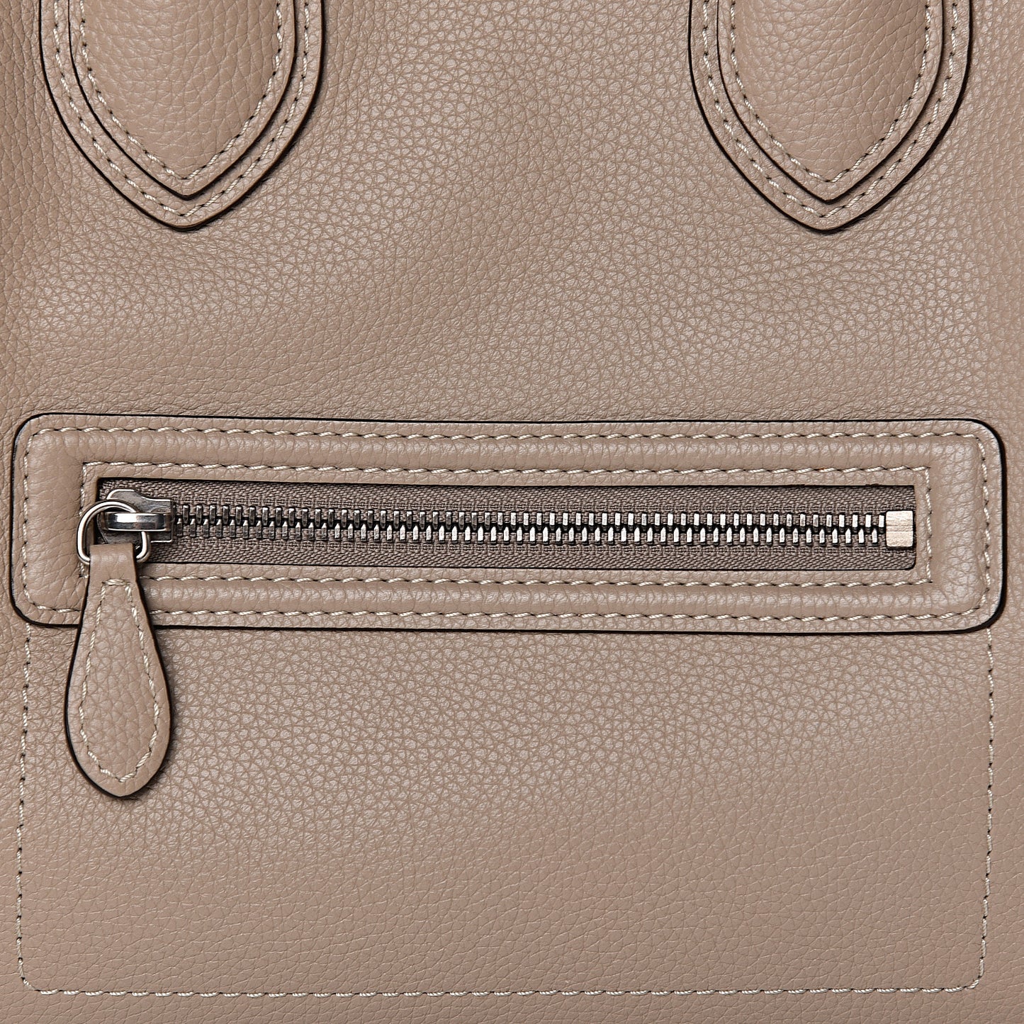 Drummed Calfskin Mini Luggage Dune
