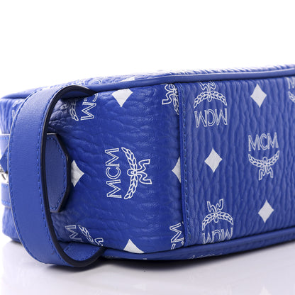 MCM Visetos Dopp Kit Crossbody Blue 6 of 8