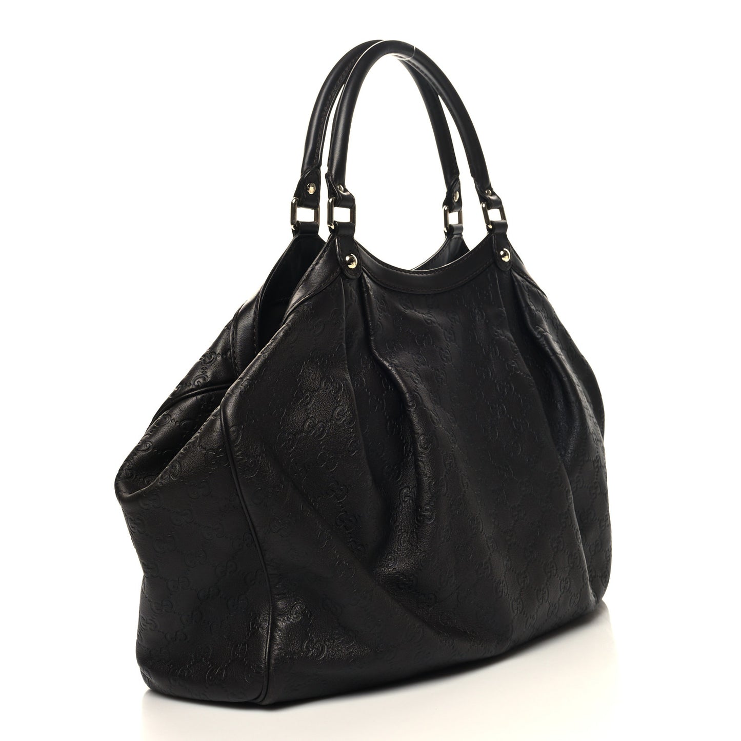 Guccissima Vitello Tender Large Sukey Tote Testa di Moro