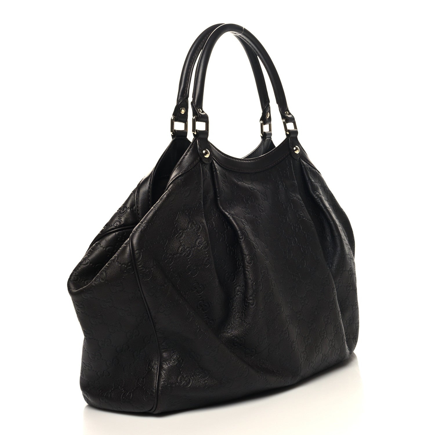 Gucci Guccissima Vitello Tender Large Sukey Tote Testa di Moro 3 of 12