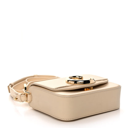 Chloe Shiny Calfskin Suede Mini C Double Carry Blondie Beige 4 of 14