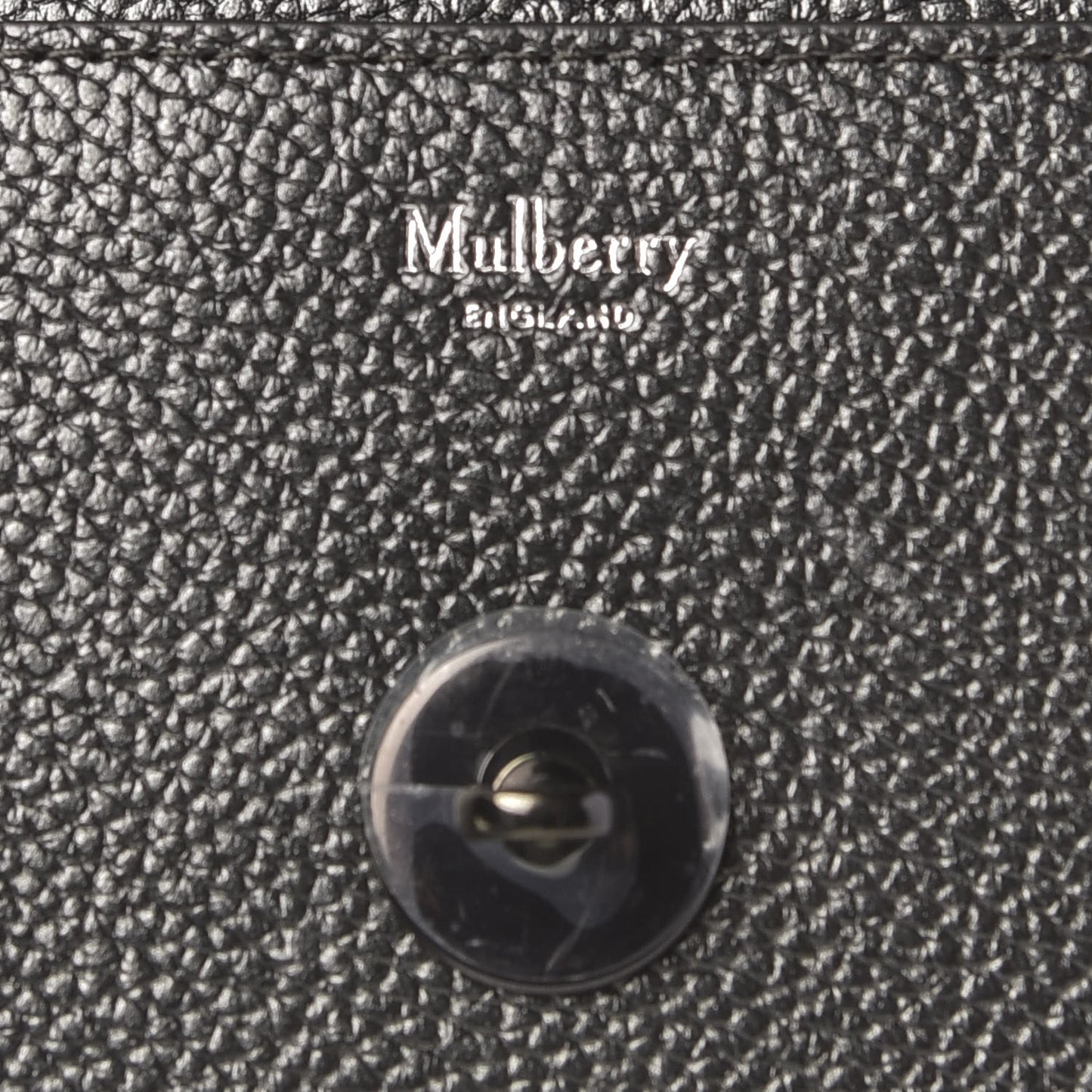 Metallic Grain Calfskin Small Darley Gunmetal
