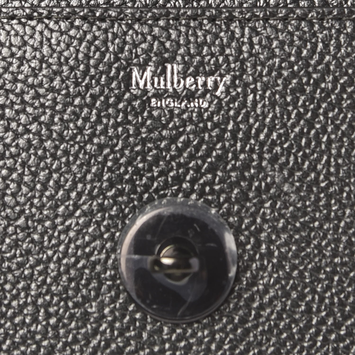 Mulberry Metallic Grain Calfskin Small Darley Gunmetal 8 of 8