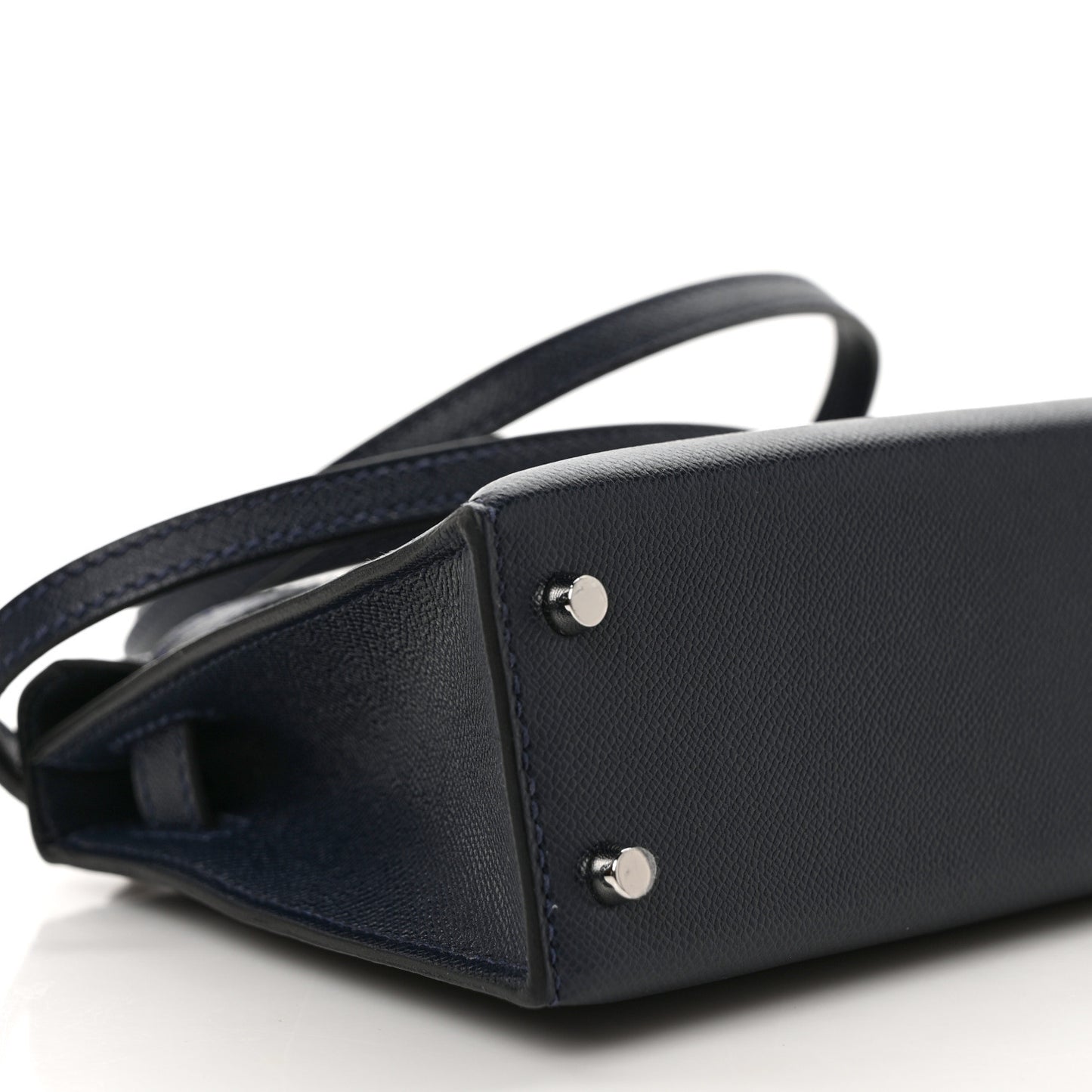 Madame Calfskin Mini Kelly Sellier 20 Bleu Nuit