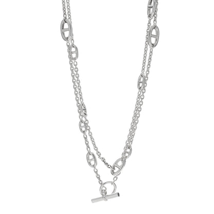 Hermes Sterling Silver Farandole Necklace 120 1 of 4