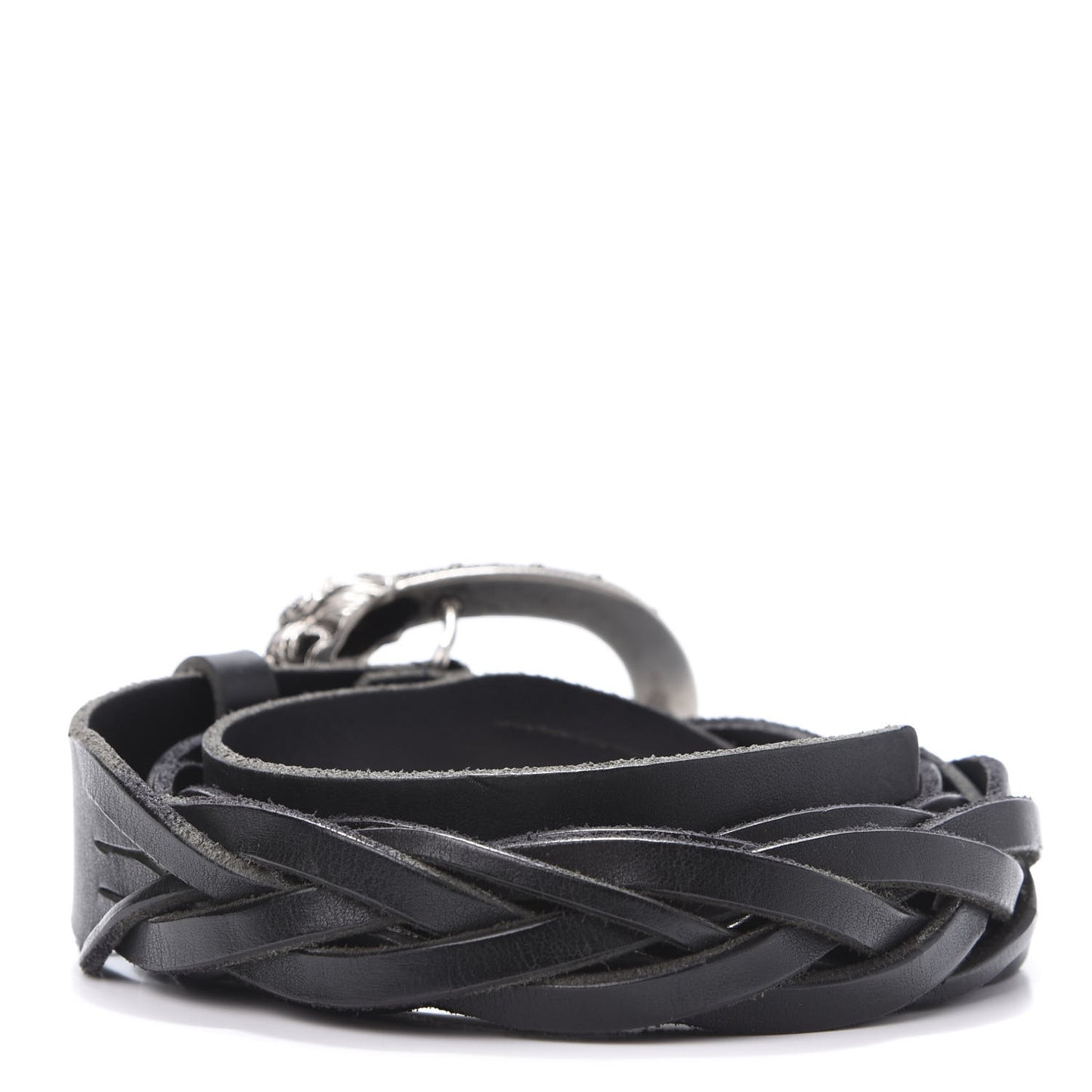Calfskin Braided Dionysus Belt 95 38 Black