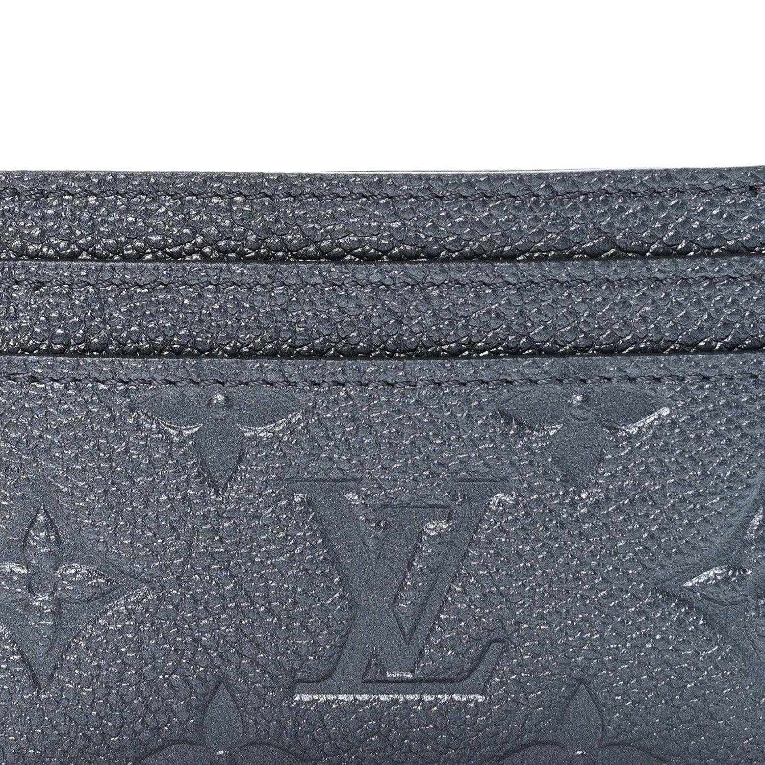 Louis Vuitton Empreinte Monogram LV Charms Card Holder Navy Blue 9 of 10