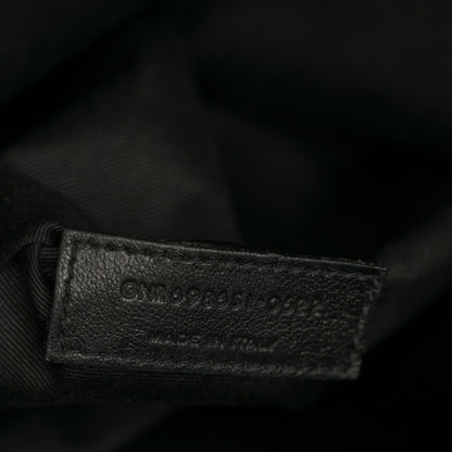 Saint Laurent Lambskin Quilted Maxi Icare Shopping Tote Black 9 of 18