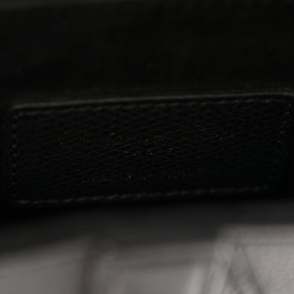 Christian Dior Grained Calfskin Mini Saddle Bag Black 6 of 11
