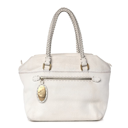 Fendi Cuoio Romano Selleria Tote White 1 of 15