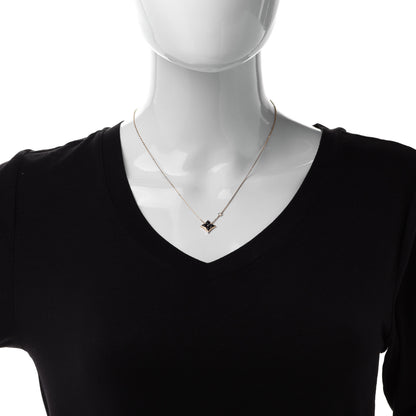 Louis Vuitton 18K Yellow Gold Diamond Black Onyx Color Blossom BB Star Pendant Necklace 2 of 7