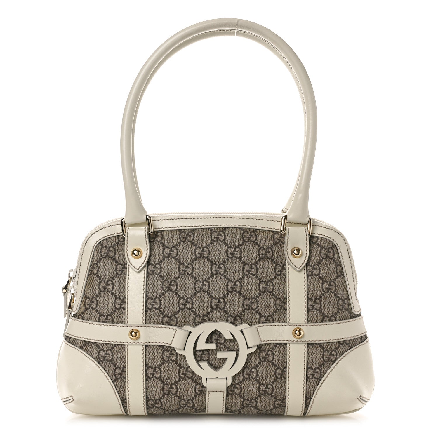 Gucci Monogram Reins Tote Off White 1 of 11