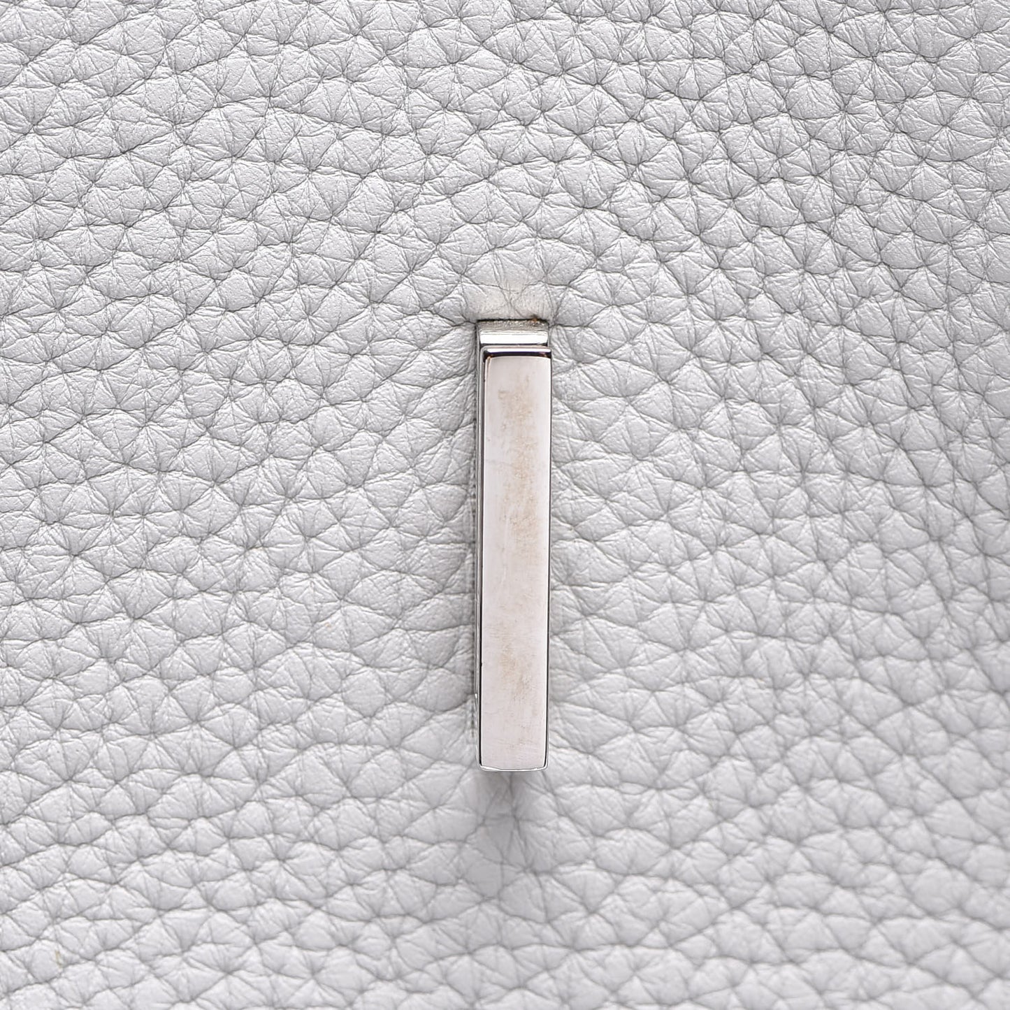 Taurillon Clemence Lizard Club Birkin 35 Gris Perle White Mykonos