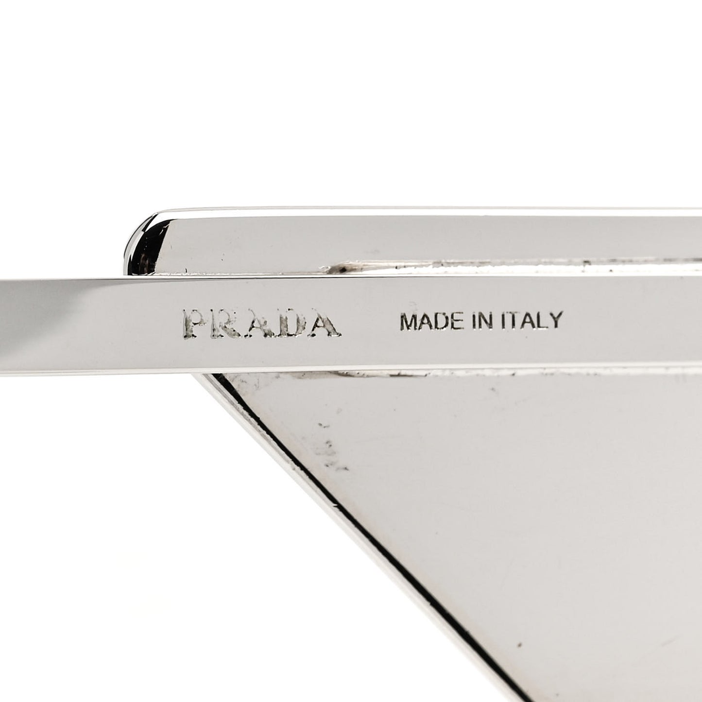 Metal Triangle Hair Clip Set White