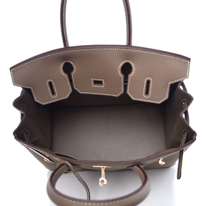 Hermes Togo Birkin 30 Etoupe 7 of 41