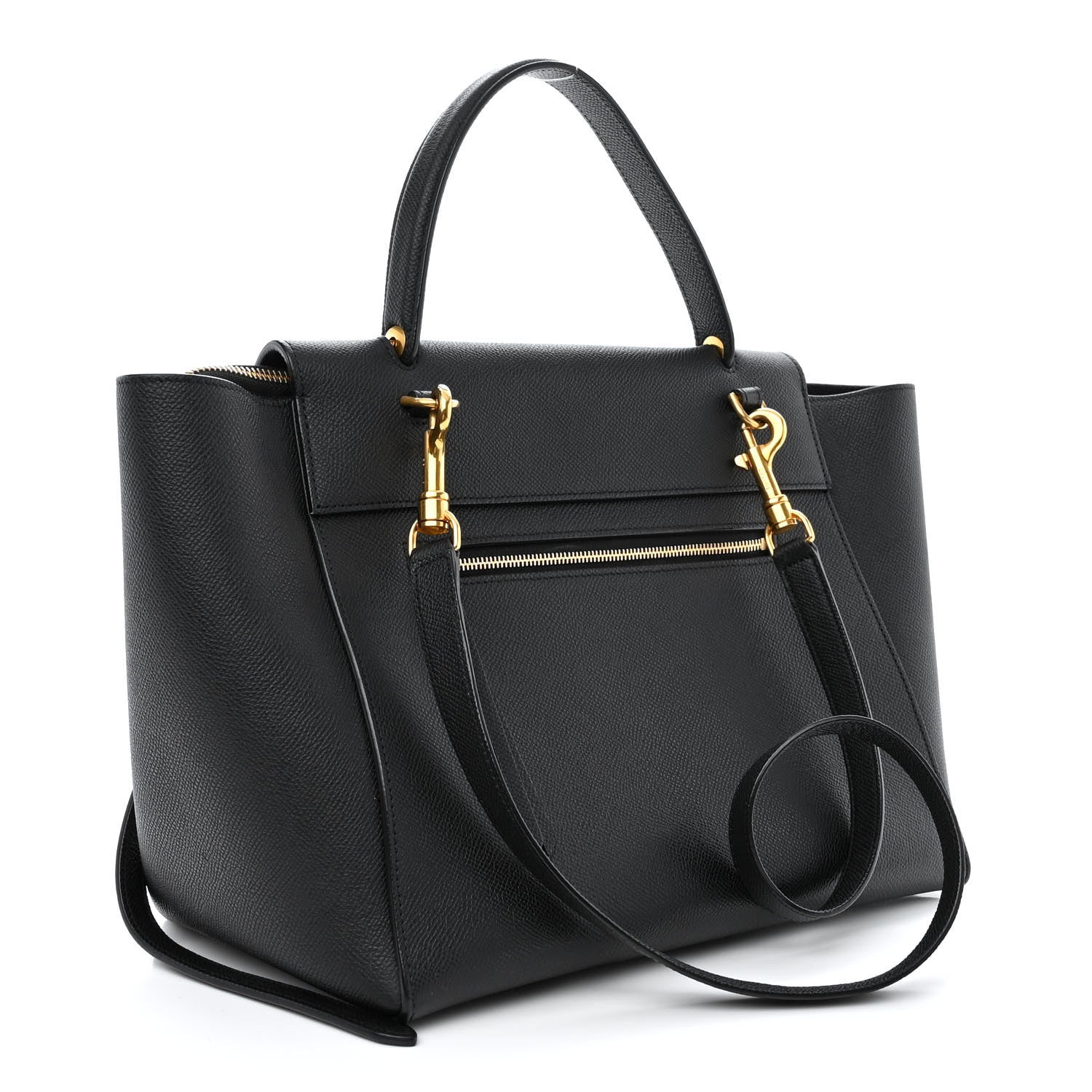 Celine Grained Calfskin Mini Belt Bag Black 3 of 10