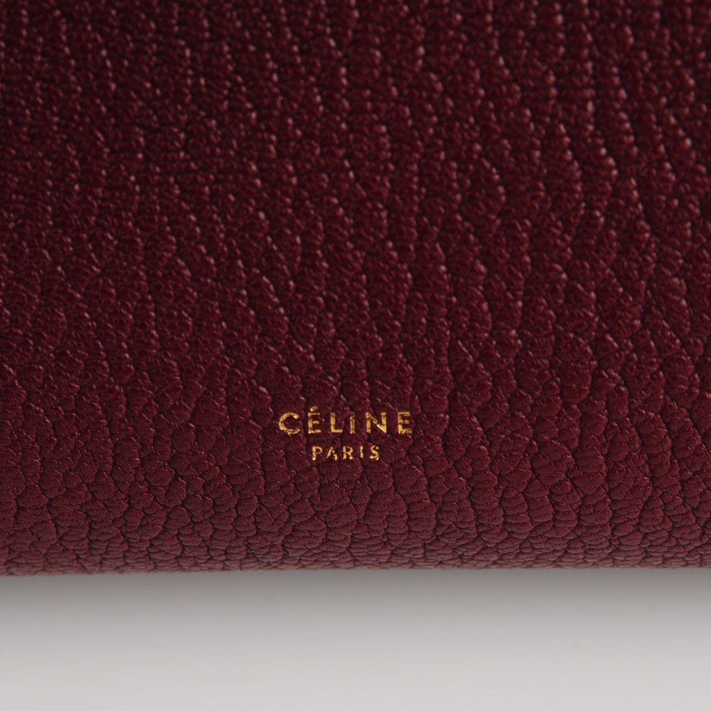 Goatskin Smooth Calfskin Mini Belt Bag Burgundy