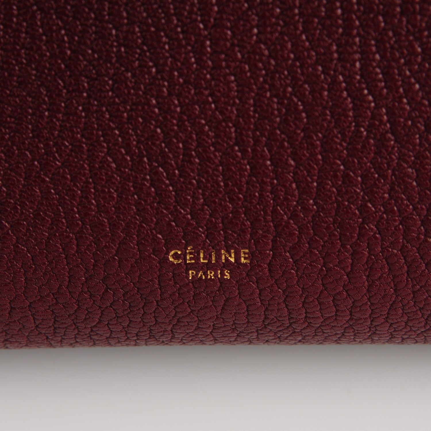 Celine Goatskin Smooth Calfskin Mini Belt Bag Burgundy 6 of 10